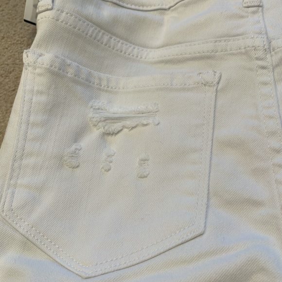 VERVET WHITE JEANS SHORTS, XS - Picture 6 of 8